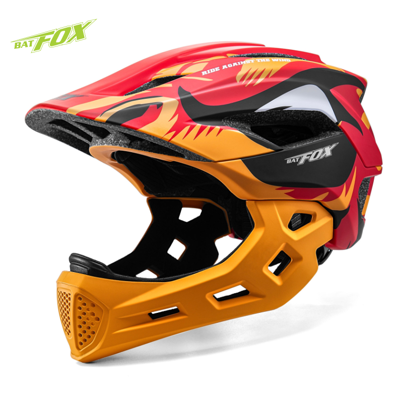Running Gear Kids - BATFOX الاطفال كامل الوجه خوذة الدراجة