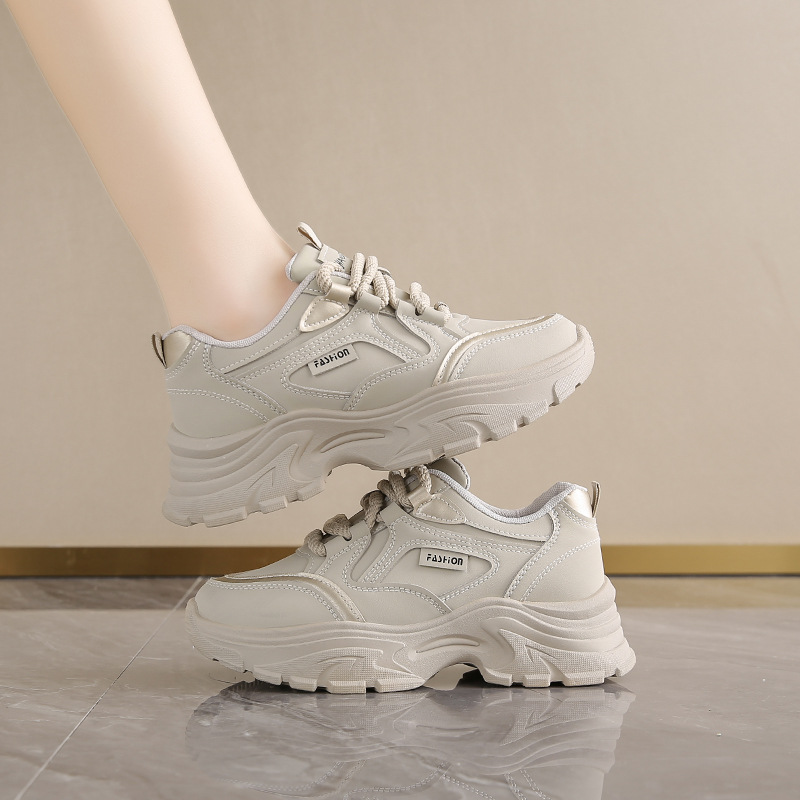 Running Shoes Women - أحذية نسائية جلدية منخفضة الجودة للأب