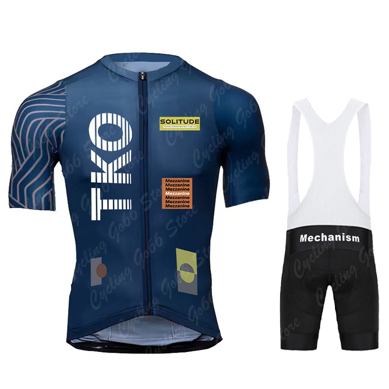 Race Bib - طقم قميص ركوب الدراجات للرجال بأكمام