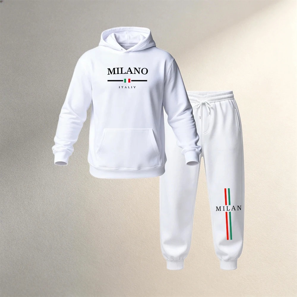 Joggers Pants - طقم هوديز رجالي من قطعتين لفصلي
