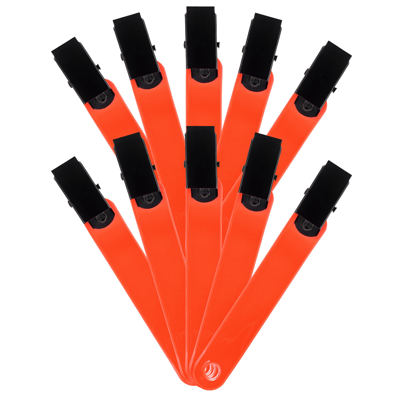 12 قطعة من مشابك الأشرطة الفلو - مراجعة Running Visibility Gear وسعره