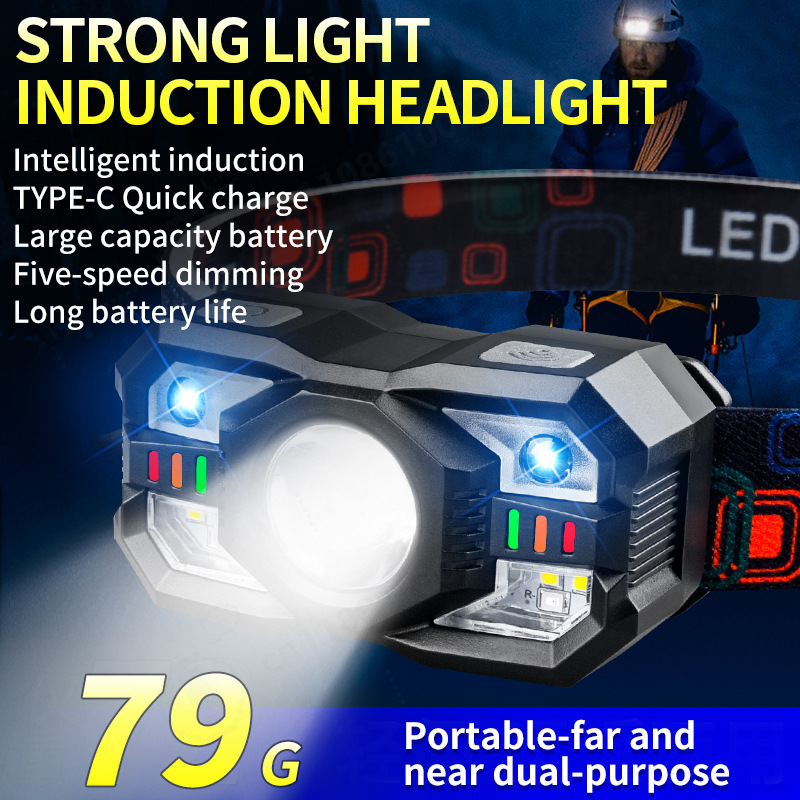 مصباح رأس LED يعمل بالحث مع شح - مراجعة Running Headlamp وسعره