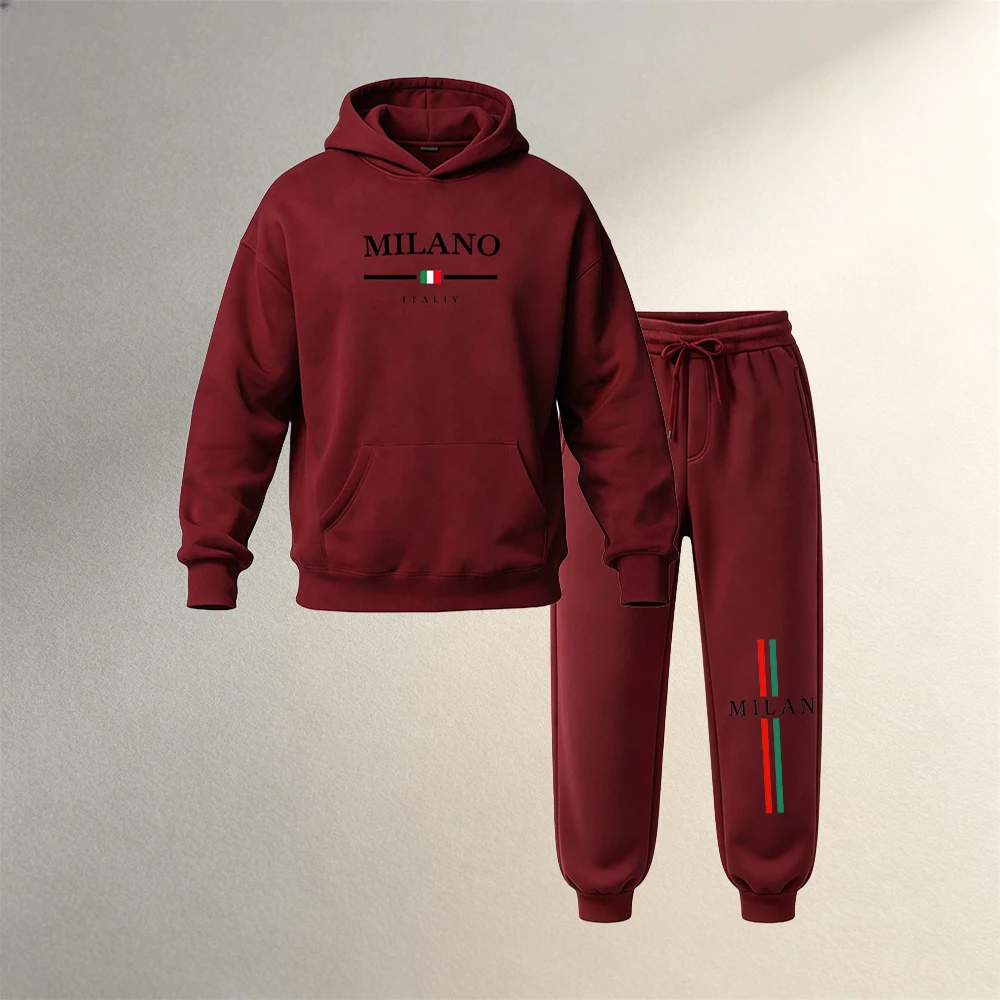 طقم هوديز رجالي من قطعتين لفصل - مراجعة Joggers Pants وسعره